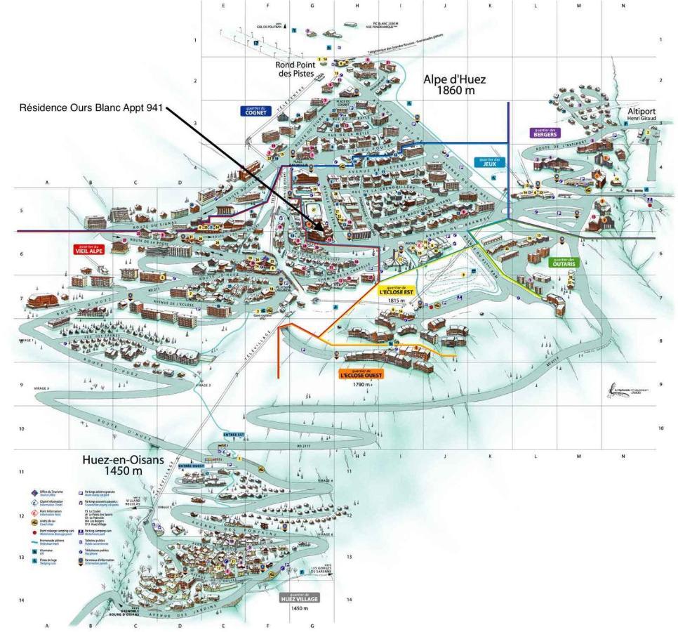 Studio 941-Particulier-Residence L'Ours Blanc-Alpe D'Huez-Centre Station 外观 照片